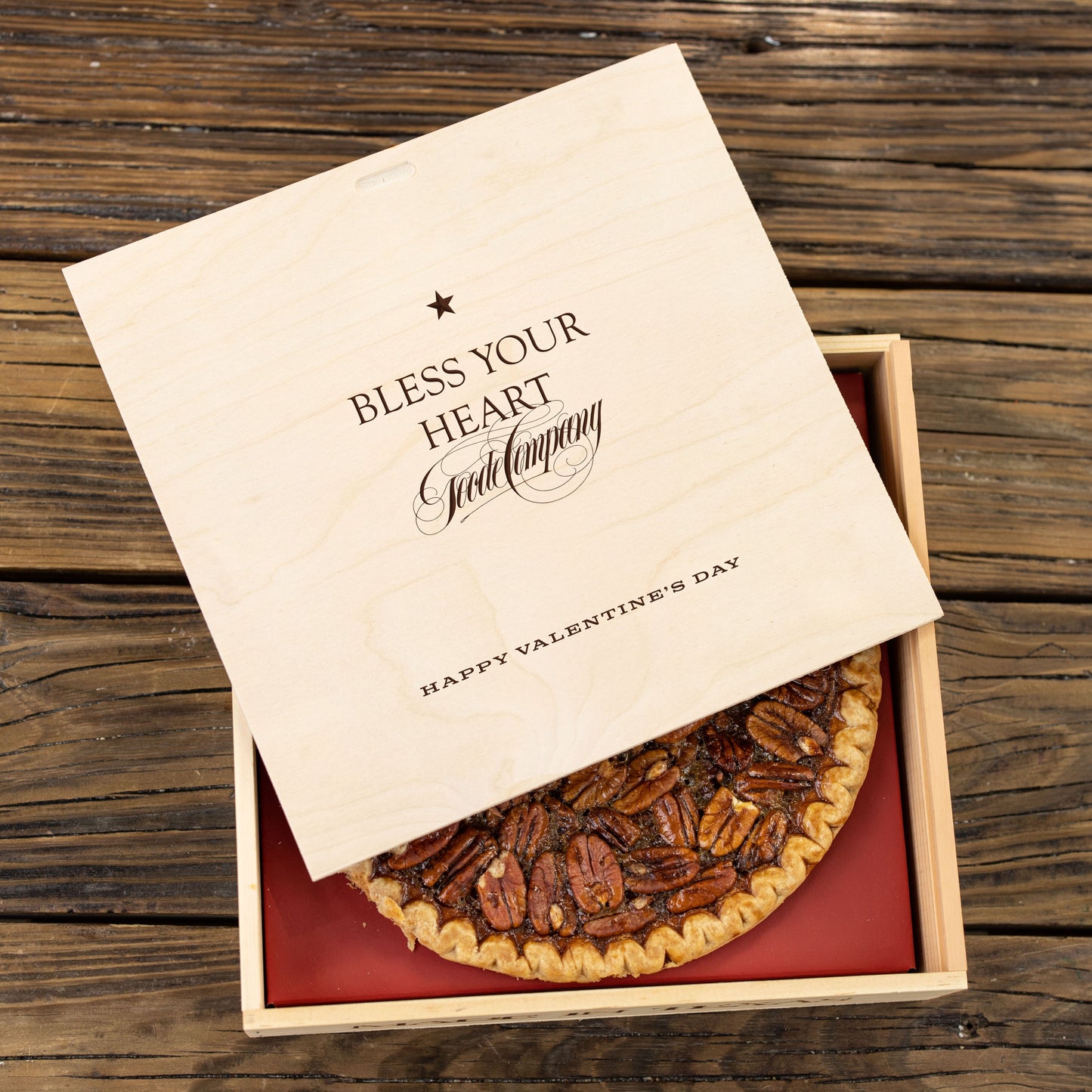 Brazos Bottom Pecan Pie: Valentine Edition