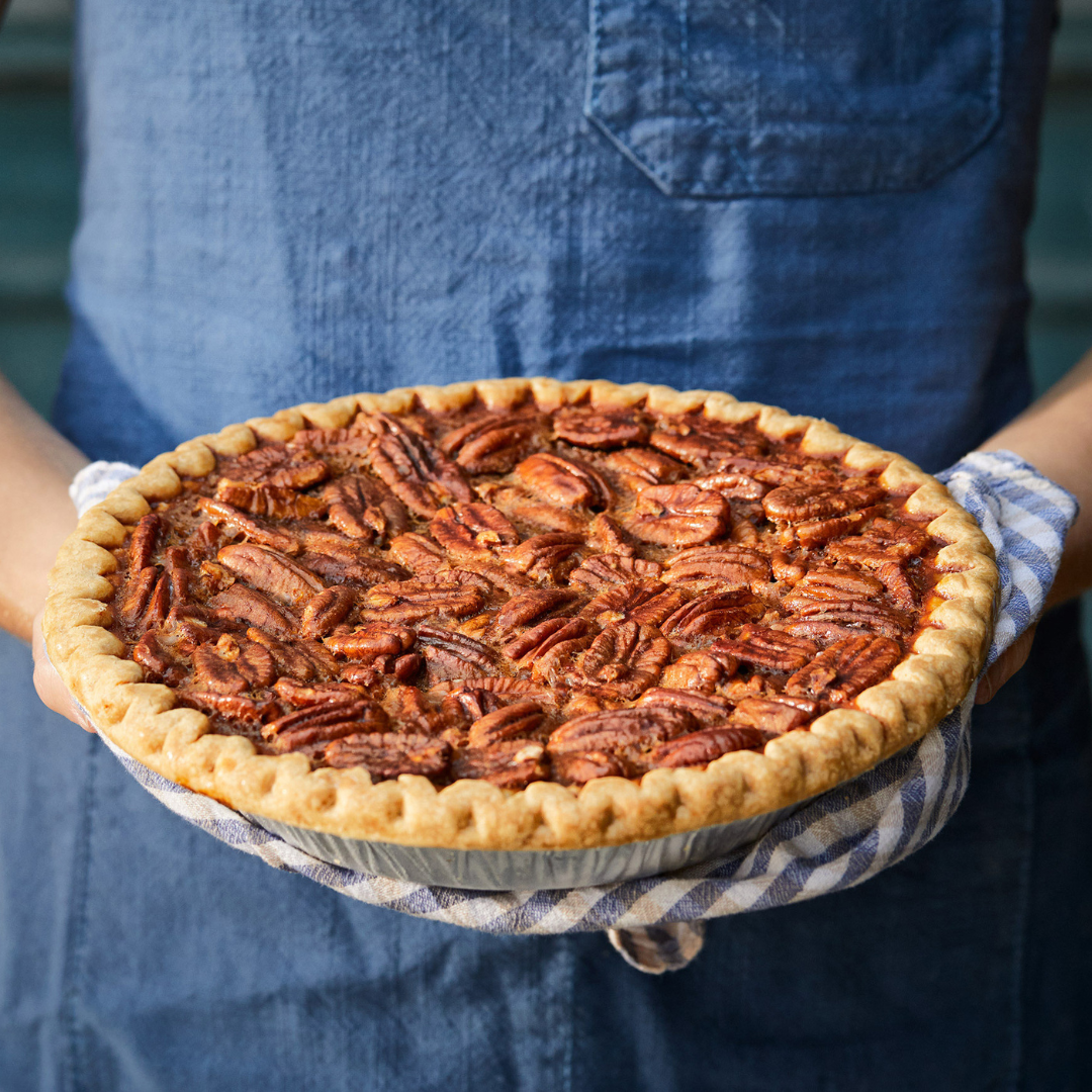 Brazos Bottom Pecan Pie in a Wooden Box