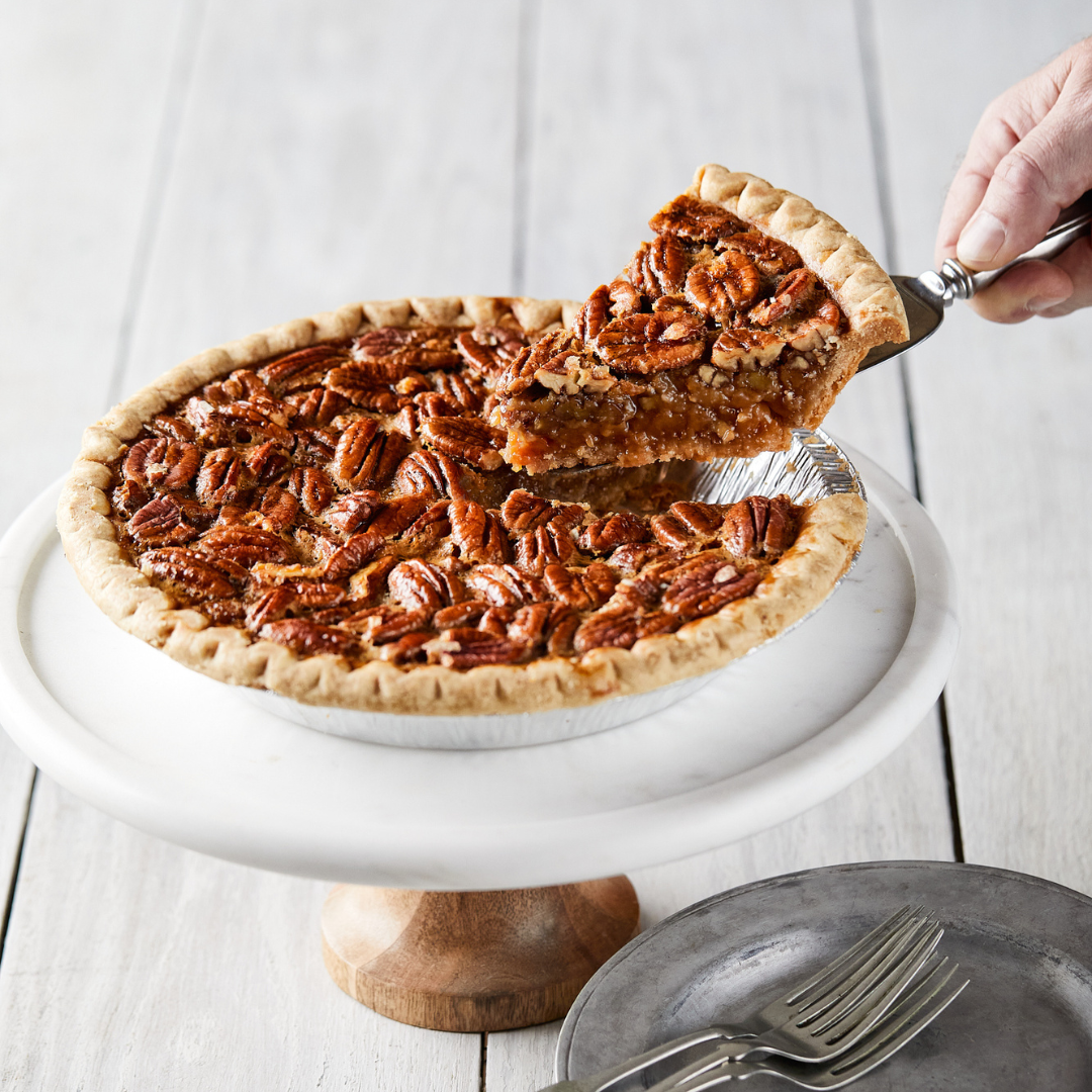 Brazos Bottom Pecan Pie in a Wooden Box