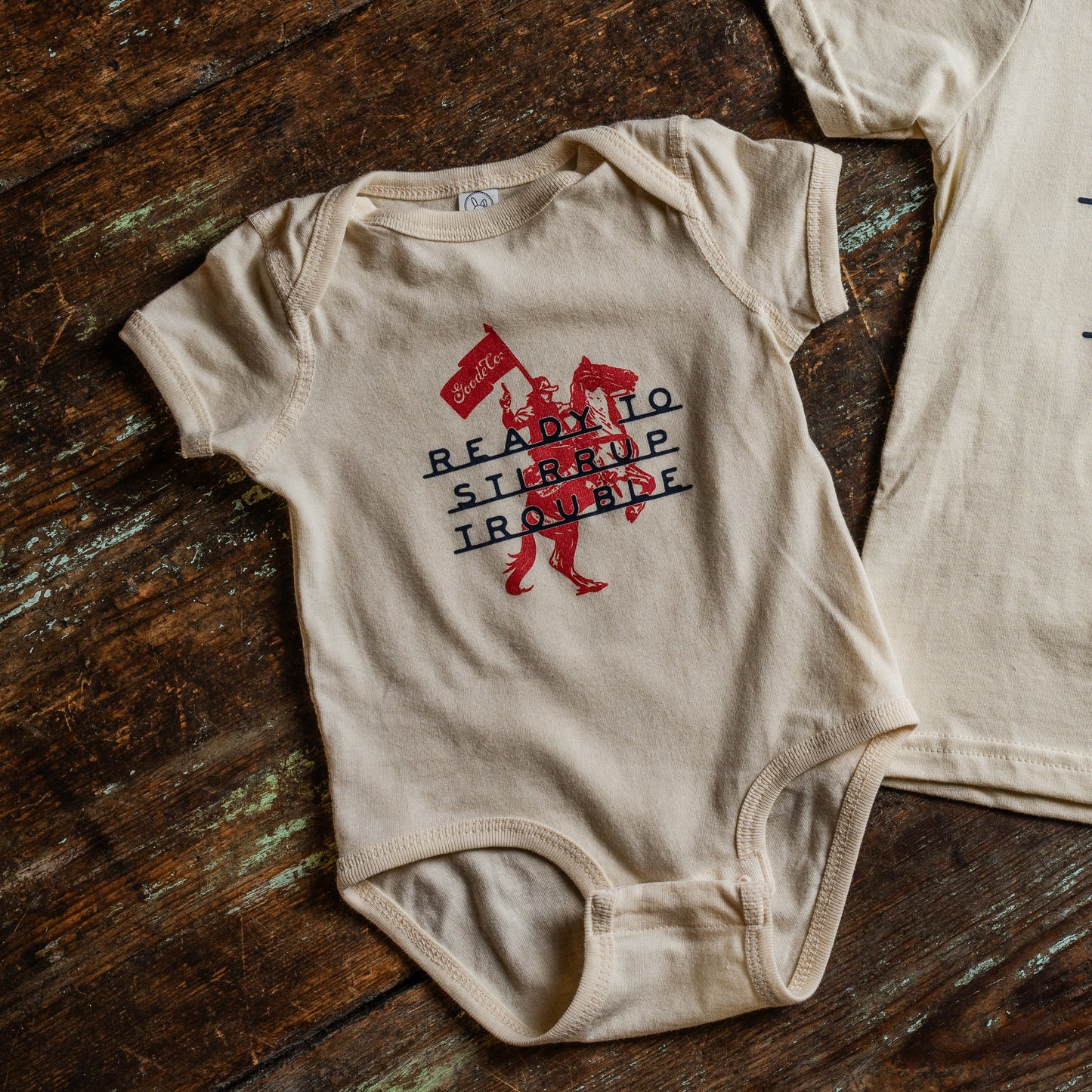 Stirrup Trouble Onesie